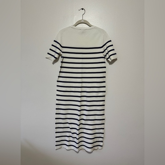 J.Crew Short-sleeve Margot sweater dress in stripe Size Small - Picture 4 of 9